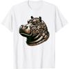 Steampunk Aesthetic Hippopotamus Lover Shirt Vintage Hippo T-Shirt