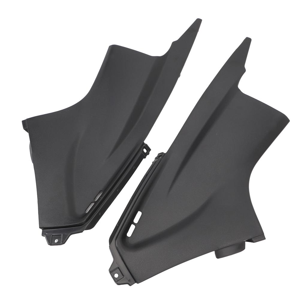 1 Pair Motorcycle Side Air Duct Cover Fairing Insert Black Left Right Fairing Deflector Cover for YZF R6 2003 to 2005
