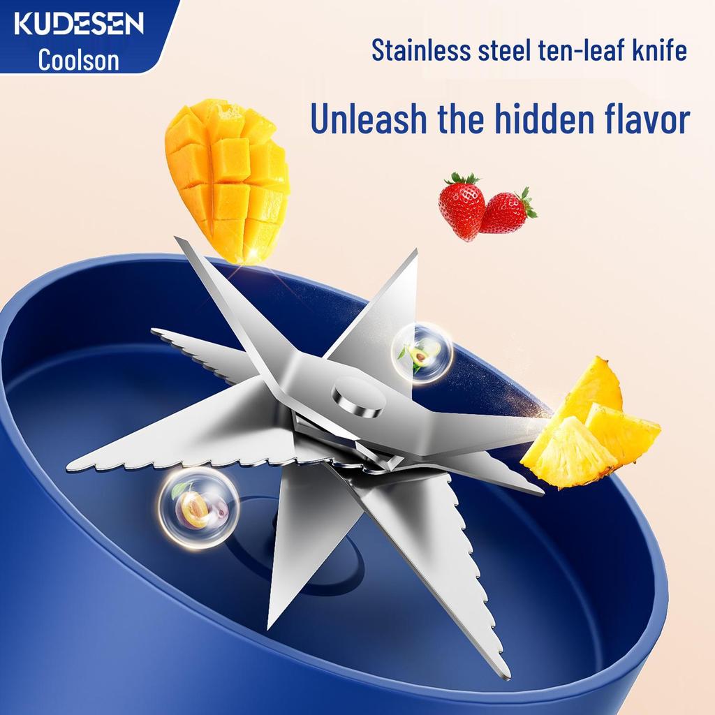 Ton Ton Portable Large-Capacity Juicer Cup for Fresh Fruit & Crushed Ice