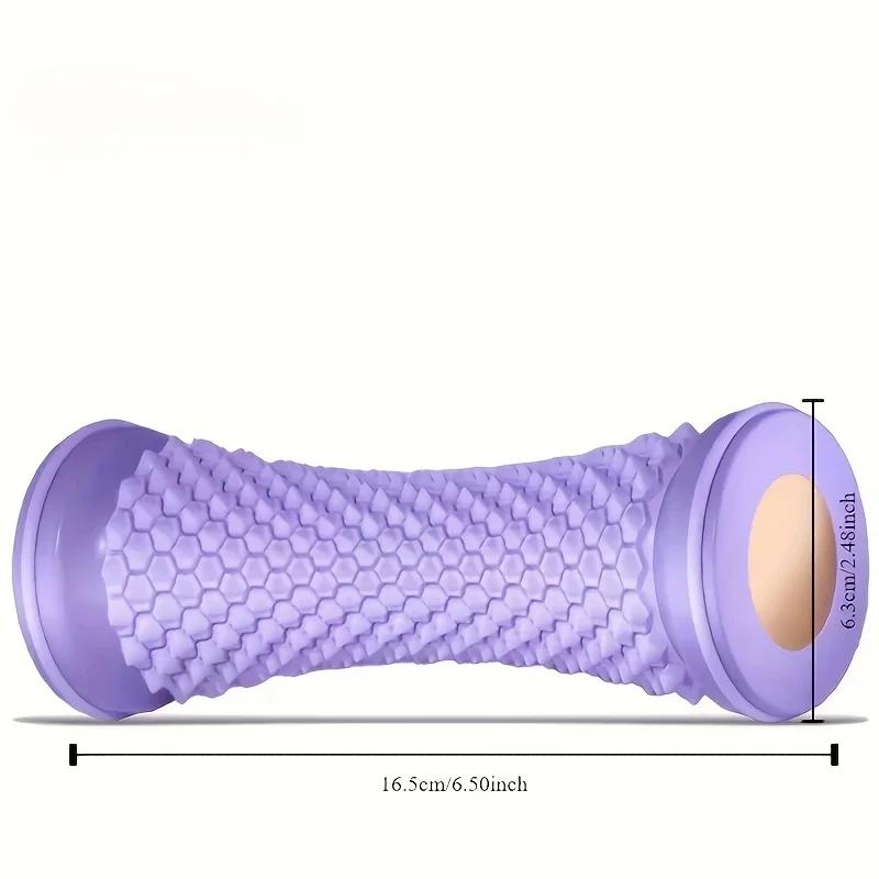 Yoga Fascia Ball Roller Foot Massage Wheel Foot Roller Trainer Portable Multi-function Foot Massager Relax and Relieve Pain.