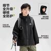Left West Children's Clothing, Boys' Down Jacket, Stormtrooper Jacket, Warm 2026 New Children's Medium and Large Children's Coat