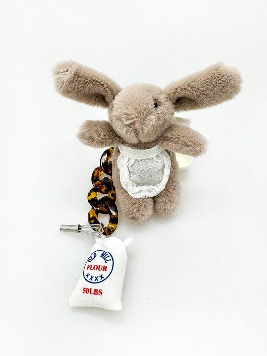 

SATTCHI COOKING RABBIT CHARM [Check for changes below] brown