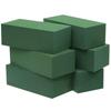 2/4/6pcs Rectangle Floral Foam Blocks Green Artificial Flower Mud Floral Foam Brick  for Home Garden