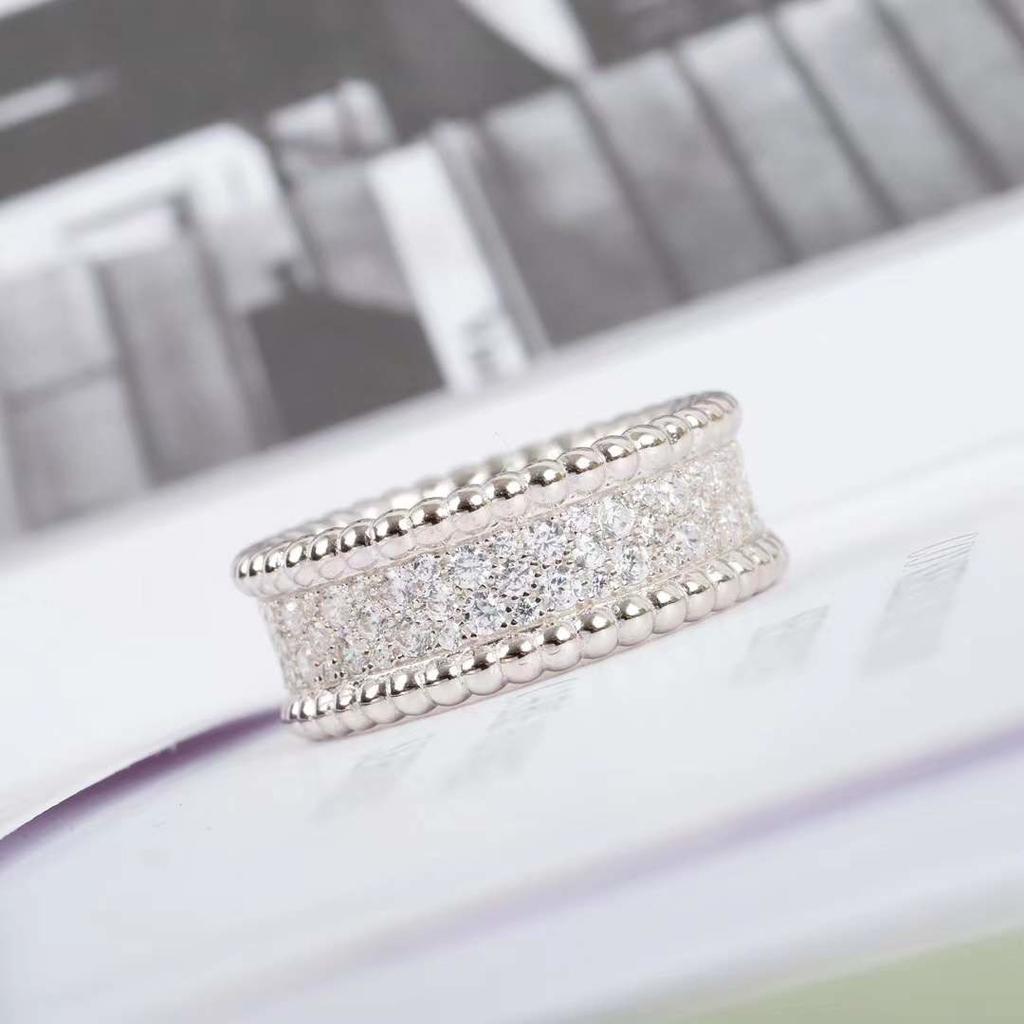 Sale Gifts New 2023 Top Quality Hot Brand Classic Europe Luxury Jewelry Rings For Women Full Zircon Rose Gold Engagement Wedding