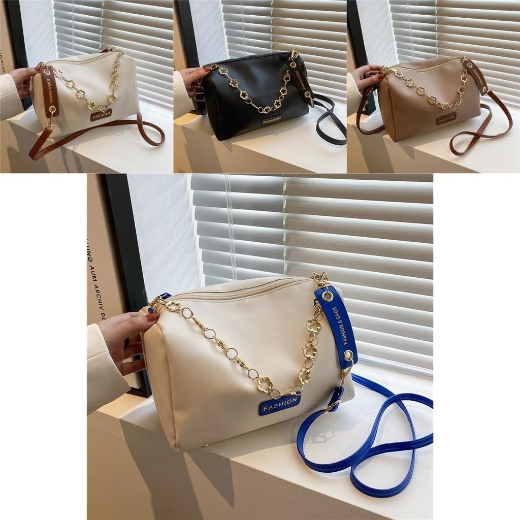 Chic Urban Style Women's Handbag 2022 Spring Summer Fashion Trendy Pu Leather Small Square Shoulder Bag