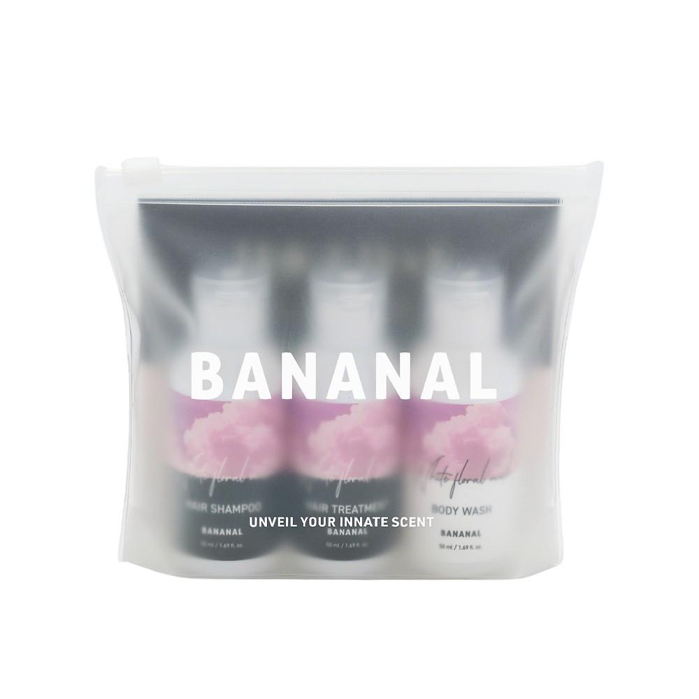 

Bananal Банан Парфюмированный спрей для тела и волос Набор для путешествий Белый цветочный мускус