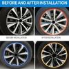 Anti-Scratch Wheel Hub Decorative Strip Full Rim Cover Tire Protective Ring  Tire Modification