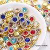 WTEMPO Random Sew-on Rhinestones Kit Sunflower Shaped Design Rhinestones for DIY Sewing & Jewelry Crafts & Clothes Shoes Belt Accessories