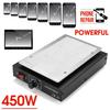 Screen Separator Auto Heating Metal Phone Repair Machine Glass Removal Heating Platform Plate for LCD Screen Separators 450W Black