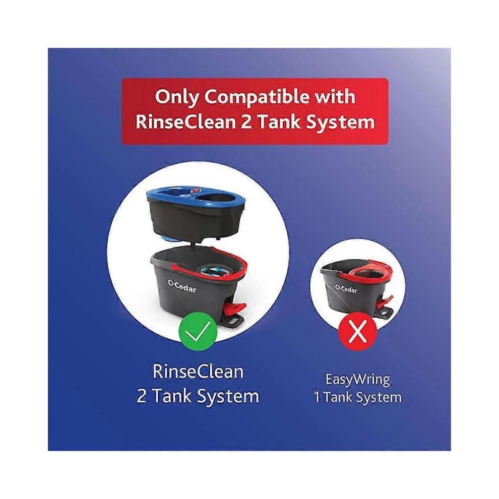 2-Pack Compatible O-Cedar EasyWring RinseClean Spin Mops