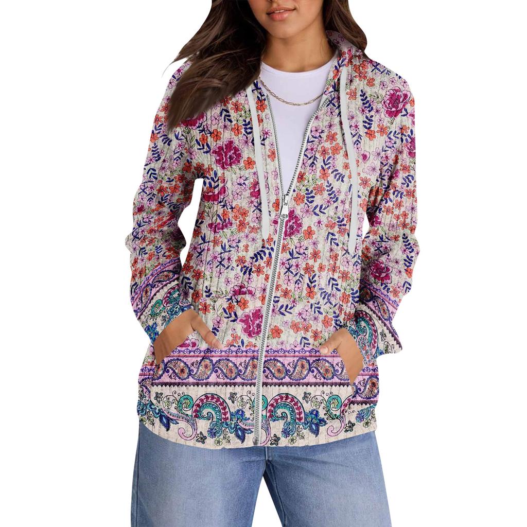 Hoodies For Women Trendy Tops Casual Fall Fashion Long Sleeve Sweatshirt With Pockets Pullover Lightweight