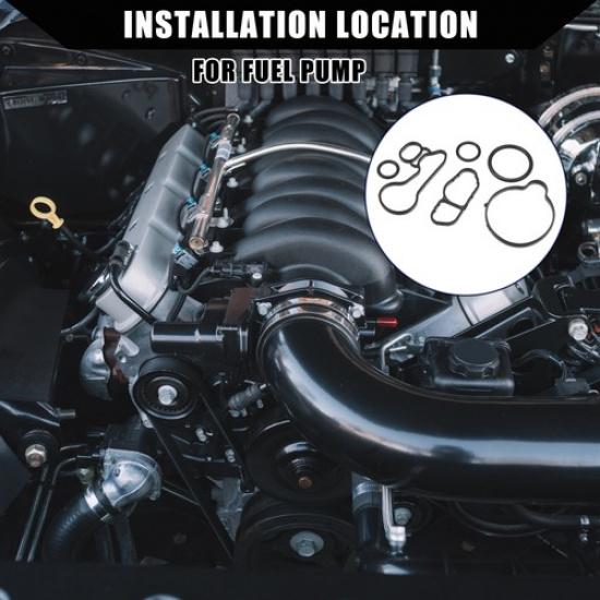 1 Satz 55565385 Ölkühlerdichtung für Buick Encore 2013- Gummi Schwarz