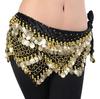 Women's Bellydance Scarf with Gold Coins, Color