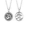 Creative Unique Sports Style Yoga Pattern Pendant Necklace Ornament Christmas Birthday Festival Gift