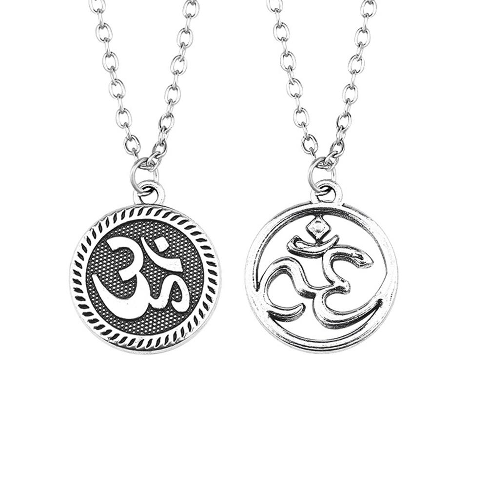 Creative Unique Sports Style Yoga Pattern Pendant Necklace Ornament Christmas Birthday Festival Gift