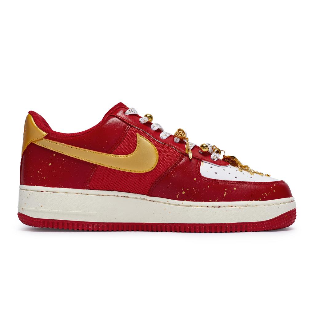 Nike Air Force 1 Skateboard Shoes Unisex Low Top White/Gold FN7439-133(Team80-S-BOX)