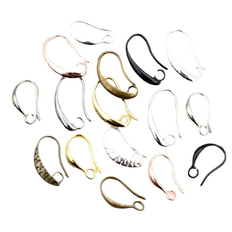 20 Stück reine Kupfer plattierte Ohrhaken für DIY Schmuck, Ohrringe & Bastelarbeiten