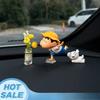 Crayon Shin-Chan Car Dashboard Ornaments Auto Interior Window Console Decor Figurines Desktop Decoration Mini Figure Model Gifts