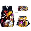 Kids Animal Hospital Themed School Backpack Set With Crossbody Bag Pencil Case Elementary Students
