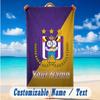 Beach Towel Custom Name Text, Quick Dry Large Towel For Beach HomeAnderlecht FC