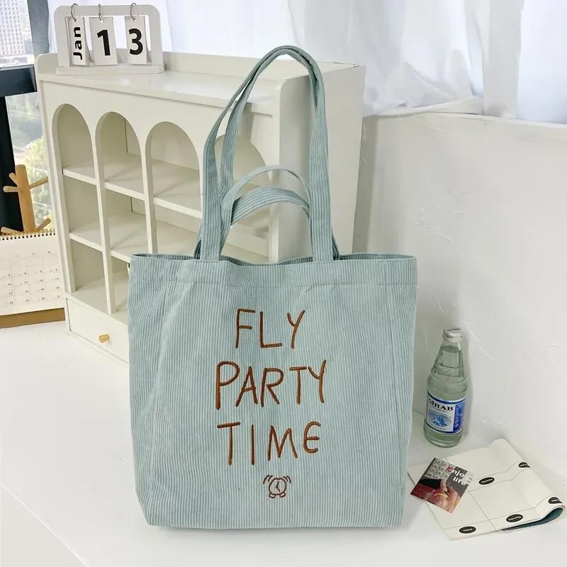 Large capacity feminine bag  Korean style  simple tote  casual and lazy letter  new  for autumn and winter
