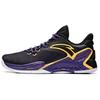 Rajon Rondo Slip Resistant, Abrasion Resistant, Breathable Low Top Basketball Shoes Men's Black Purple 11831160R-2