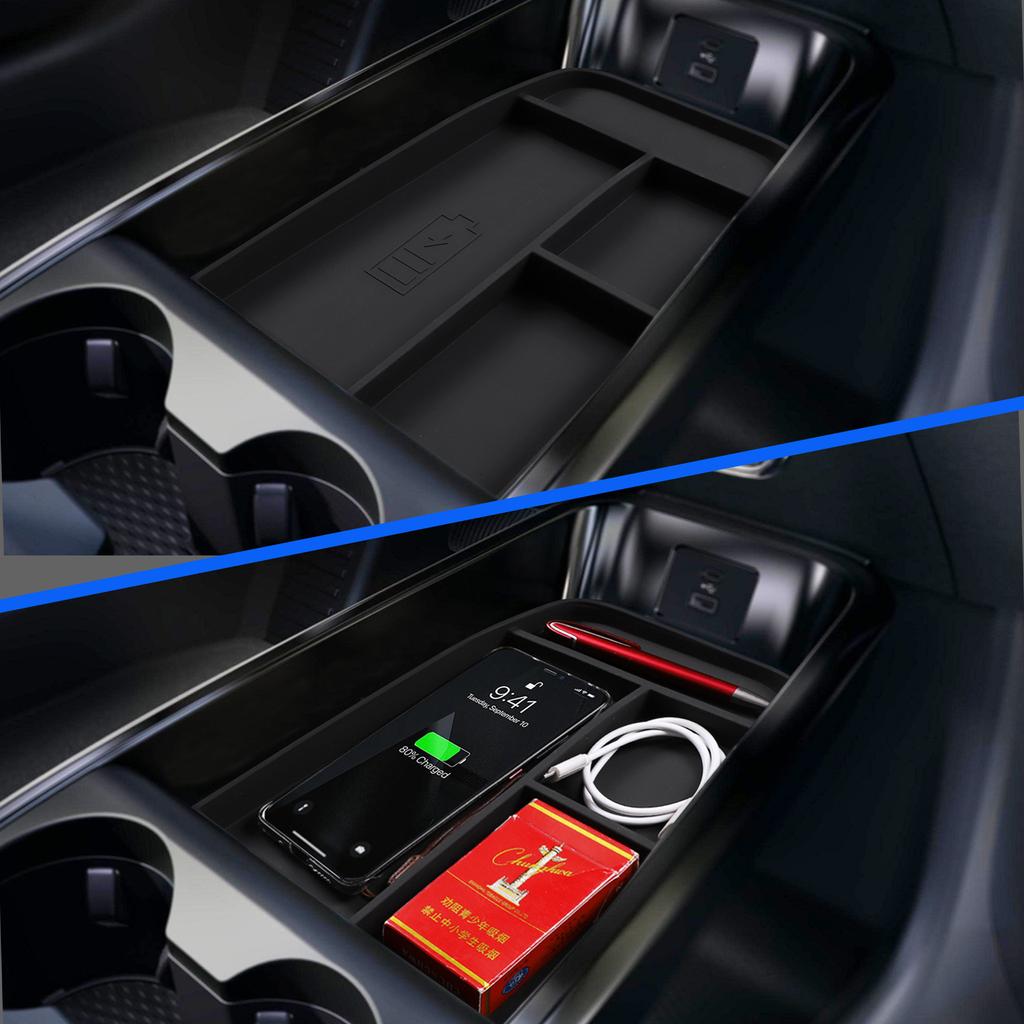 For Ford Mustang Mach-E 2025 2025 Car Central Console Armrest Storage Box Accessories Stowing Tidying Organizers Tray