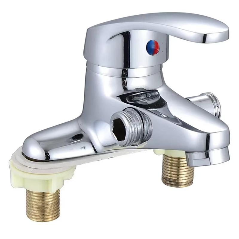 Toilet Countertop Faucet Bathroom Faucets Double Hole Washbasin Sink Tap Dual Function Shower Mixer Faucet Bathroom Accessories