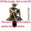 1pcs Lonely Green Elf Garden Decorative Pile, Imaginative Outdoor Sign Decoration, Suitable for Outdoor Lawn and Terrace