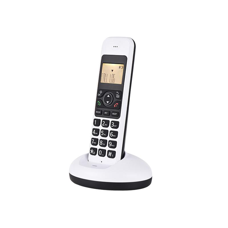 Aiek D1006 Fixed Landline Wireless Telephone Stylish with Handsfree Answering Caller Display Backlit and Number Storage