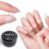 Glue Gel Set Mirror Nail Powder With Nail Liner Brush Uv Led Transparent Adhensive Glue Gel