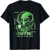 Interstellar Brew Club_ Alien Coffee with Cosmic Humor T-Shirt