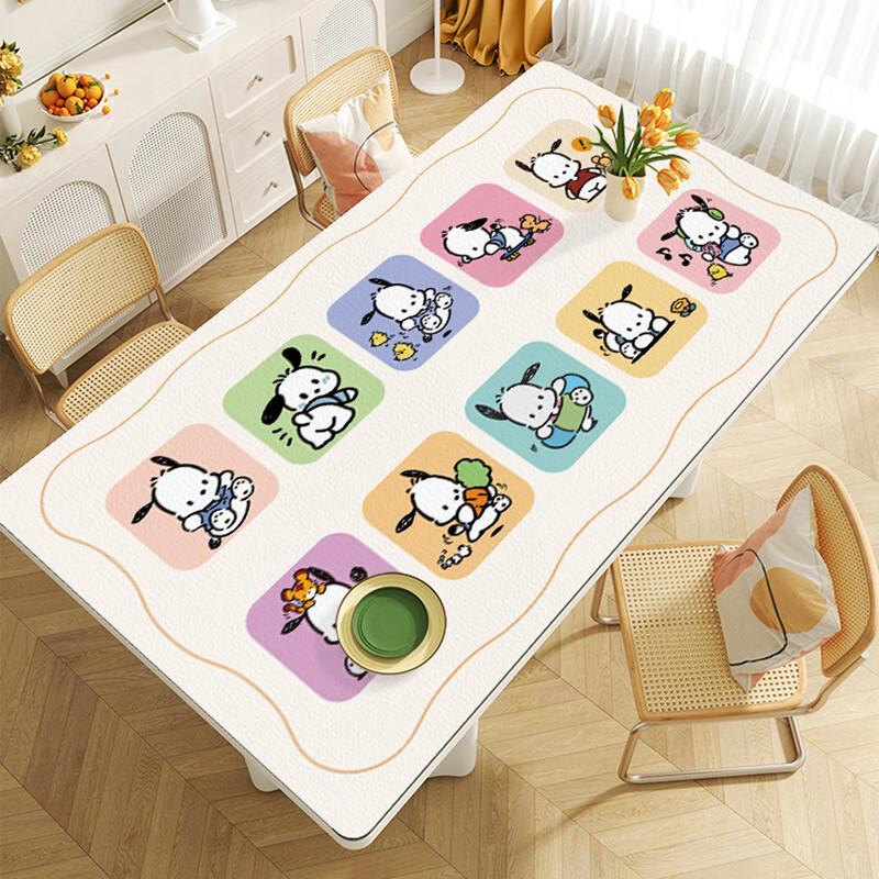 

ZISIZ Cartoon Soft Leather Tablecloth & Desk Mat