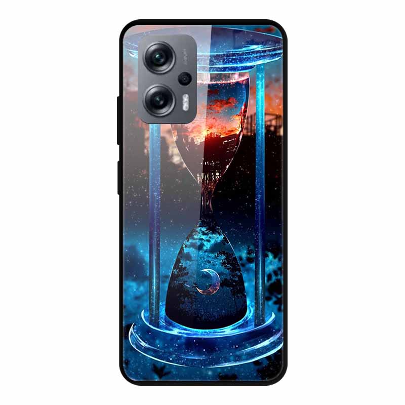 For Poco X4 GT Case Shockproof Tempered Glass Hard Back Cover For Xiaomi Poco X4 GT 5G Soft Bumper Coque PocoX4 GT X4GT Case