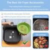 Air Fryer Silicone Basket Reusable Silicone Mold For Air Fryer Pot Oven Baking Tray Fried Chicken Mat Air Fryer Accessories
