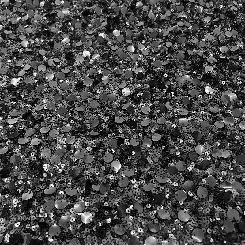 1 Yard 5+9mm Sequin Embroidery Lace Fabric for DiY Sewing Woman Wedding Dresses Clothes Fabrics Party Special Events Fabric