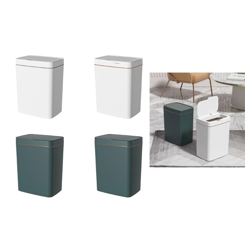 Automatic Kitchen Trash Can 15/18L, Motion Activated Lid Touchless Trash Can for Easy Waste Management in Home or Office