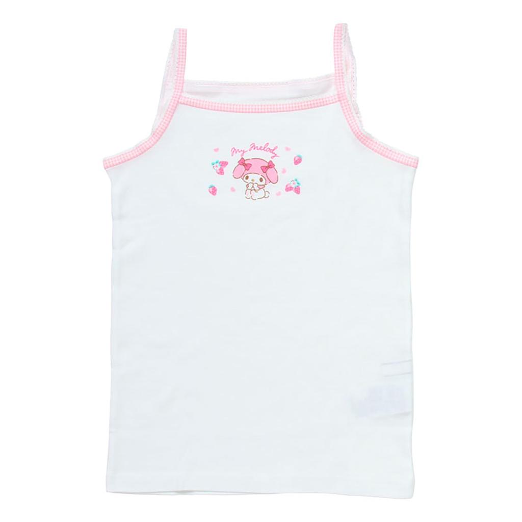 Sanrio Camisole Set of My with Name Tags Kids' 2, Melody, 120cm, 100% Cotton, (Product Number 152595)