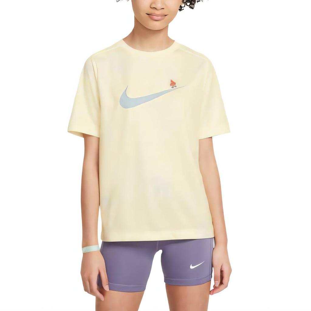 Nike Dri-Fit T-Shirt Comfortable Fashion Trendy Versatile Quick-Dry Short Sleeve Unisex Tops Plaster IF0606744