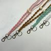 Ins Style DIY Woven Phone Case Lanyard & Wrist Strap Keychain Charms