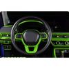 Steering Wheel Border Panel Cover Trim For Honda Civic 11th 22- Bright Green
