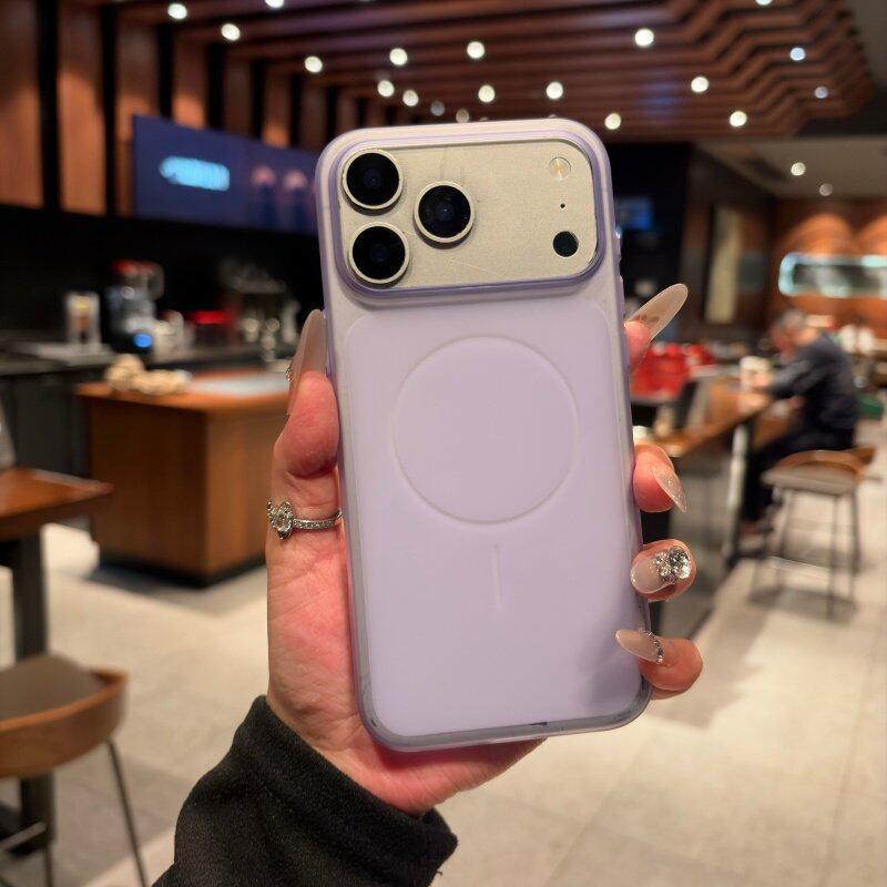 Luxury Soft Candy Magsafe Wireless Charging  Phone Case For For Iphone 11 12 13 14 15 16 17 Pro Max Plus AIr Magnetic Bumper Cover