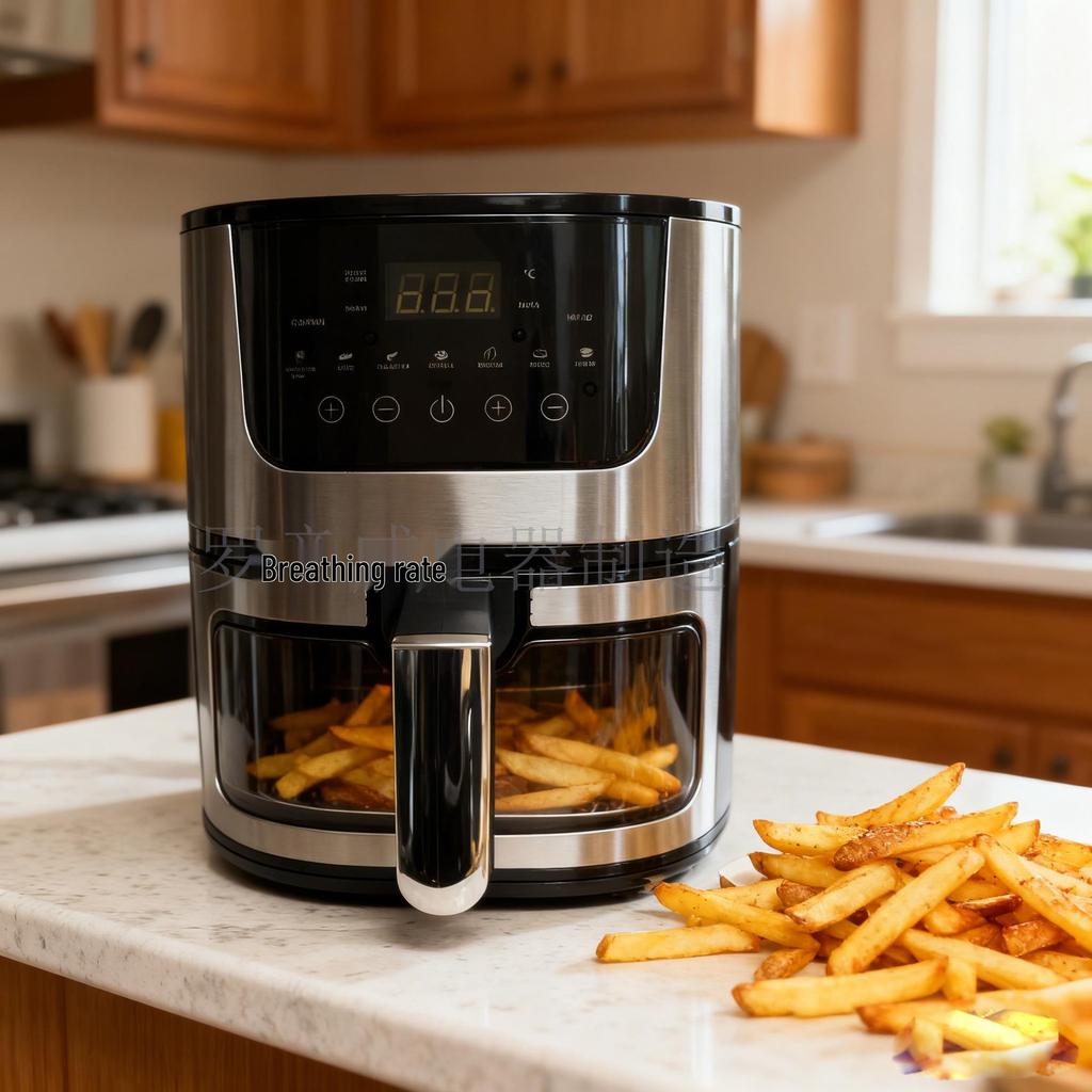 2025 Smart Air Fryer: Multi-Functional, 5L Large Capacity with Visible Window for Home Use