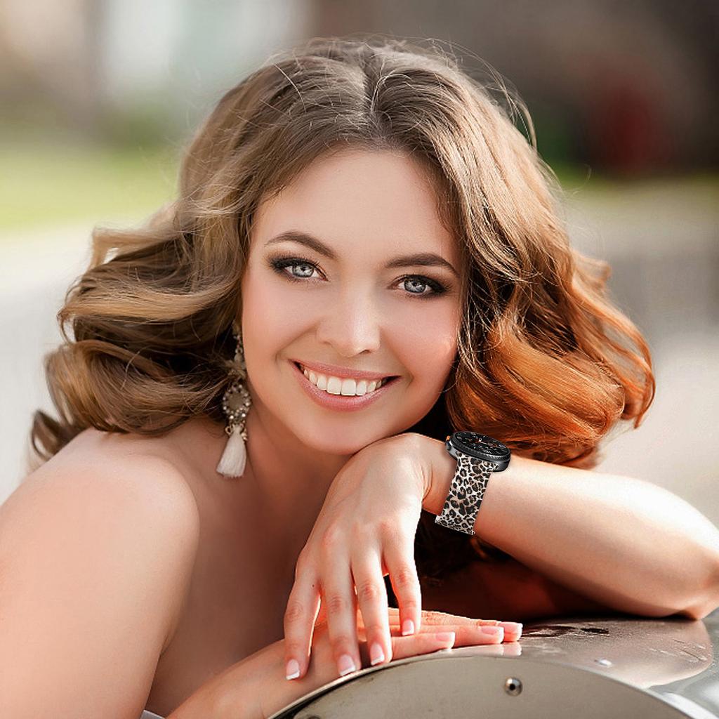 Floral Pattern Strap for Samsung Galaxy Watch 8 40 44mm Colorful Silicone Sport Band for Galaxy 8 Classic 46mm Sunflower Leopard