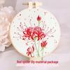 Beginner's Hand Embroidery Kit: Create Su Embroidery, Punch Needle, Ribbon Embroidery, and Cross-Stitch Items.