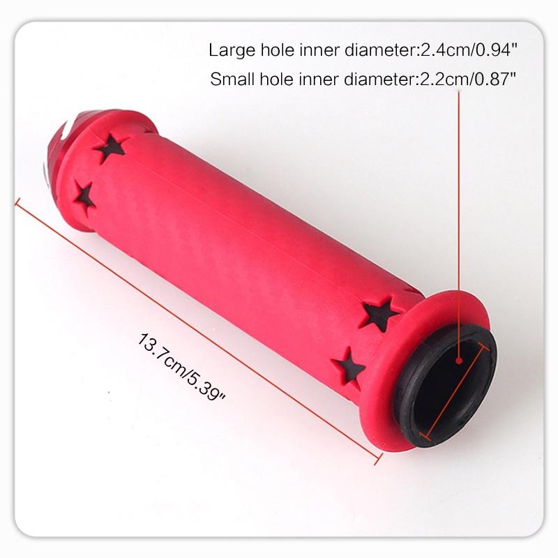 Scootor Motorcycle 7/8" 22mm Handlebar Hand Grips Rubber Handle Bar Comfortable