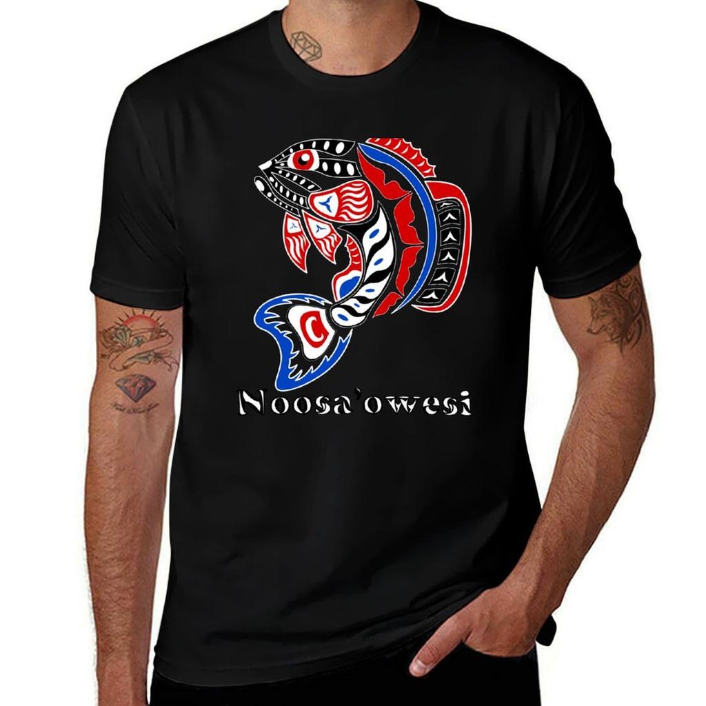 Smallmouth Bass (Noosaowesi) Tshirt Work Wear Lightweight Tee