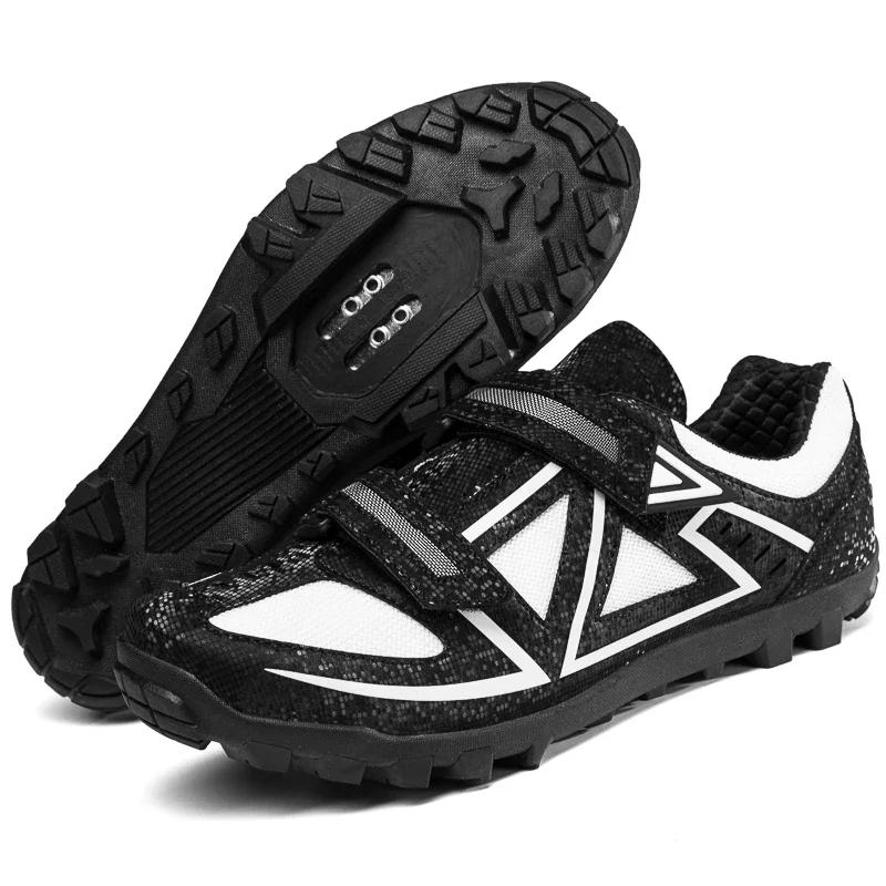 2026 Mountain Bike Shoes Men Cycling Sneaker MTB Cleats Shoes High Quality Male Sports Off Road Bicycle Boots Flat SPD Footwear