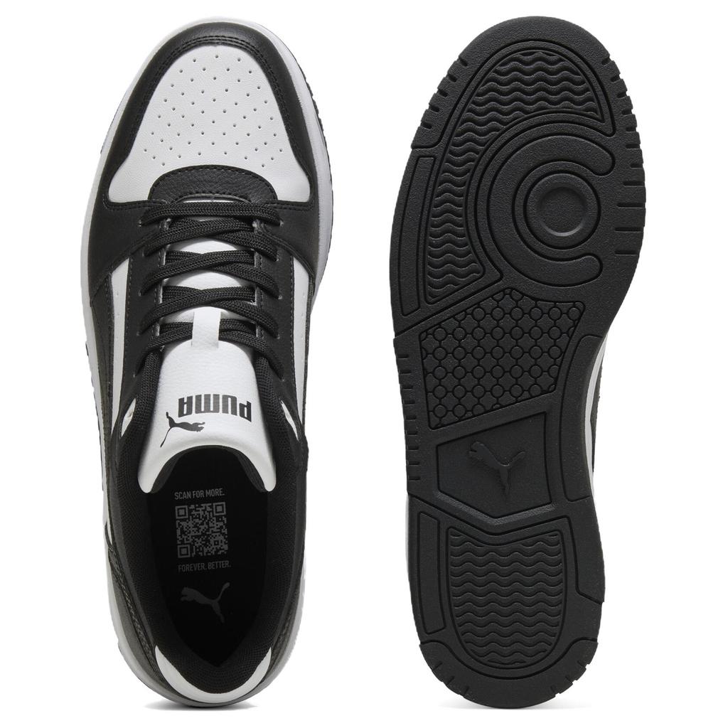 Puma Rebound Slam Panda Colorway Classic Versatile Style Unisex Sneakers Black 407169-01