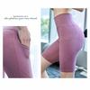 Seamless Design Yoga Shorts Stretch Fabric Sports Shorts Hip Lift Skinny Leggings  Yoga Practice